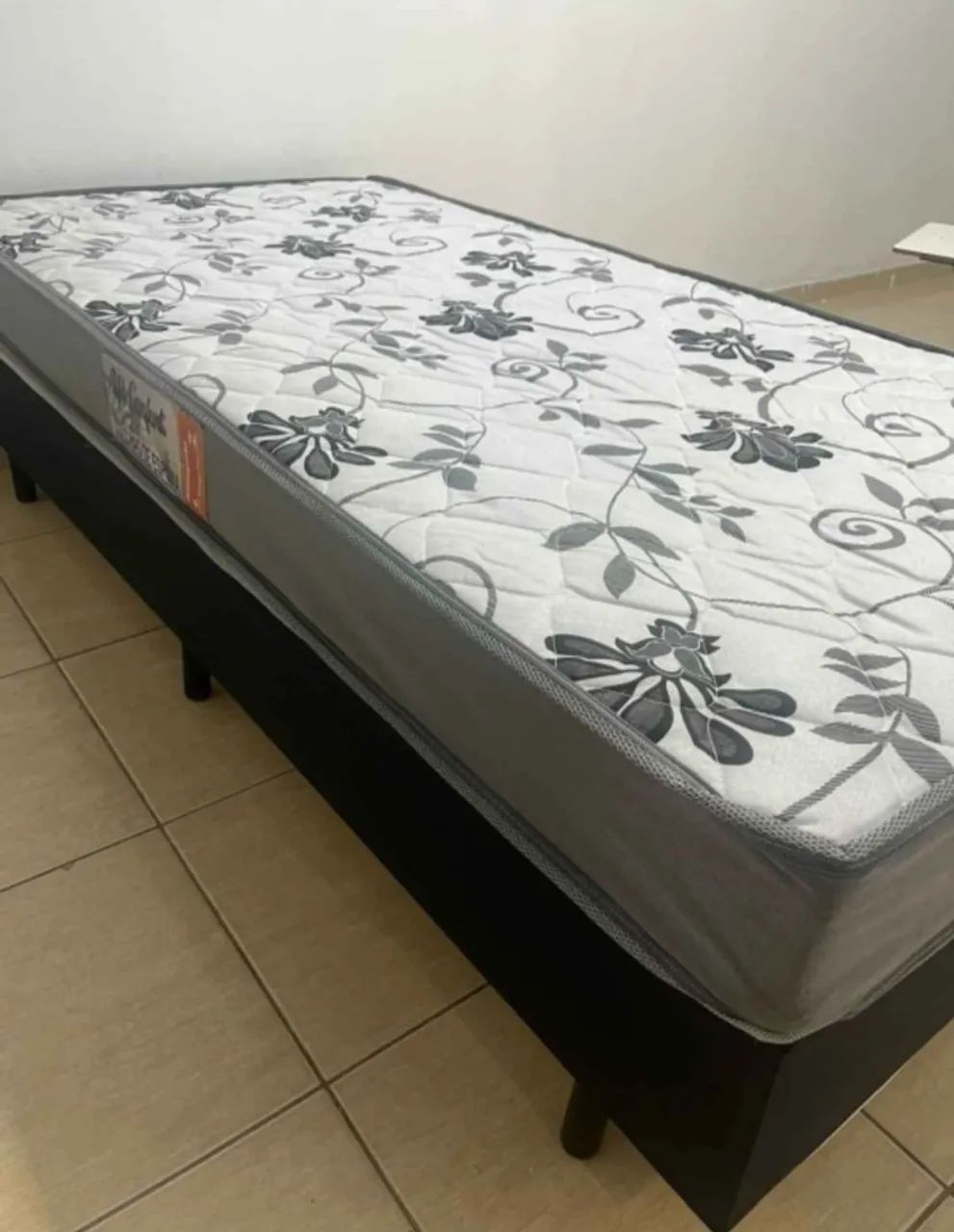 BASE+COLCHÃO SOLTEIRO D33 PAGUE NA ENTREGA FRETE GRÁTIS 