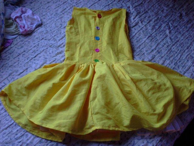 Vestido com tulhe