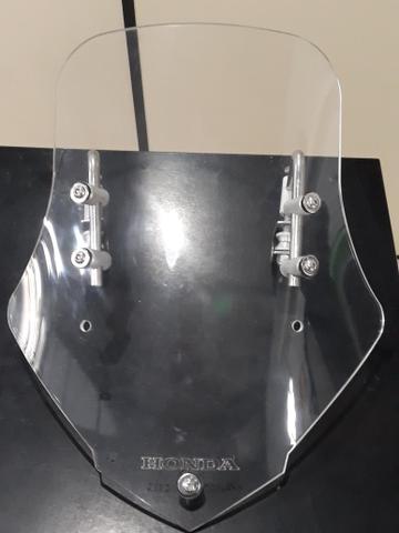 Vendo bolha parabrisa cristal zerada para moto honda/