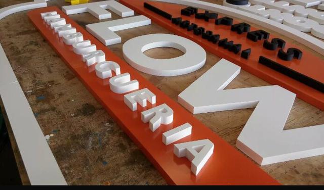 Placas, Letra Caixa XPS, MDF, Cedro, Super Promoção