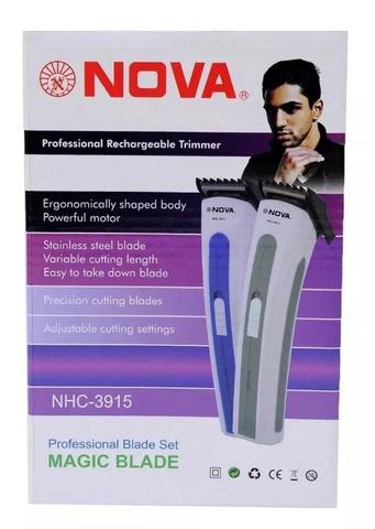 (NOVO) Máquina Fazer Barba e Pezinho Recarregável - Foto 6
