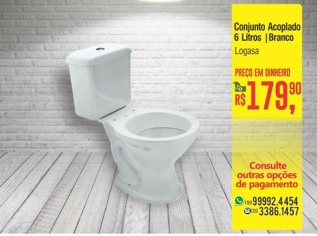 Vaso Sanitário com Caixa Acoplada - Logasa