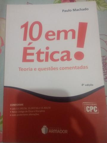 10 em ética. teoria e questões comentadas