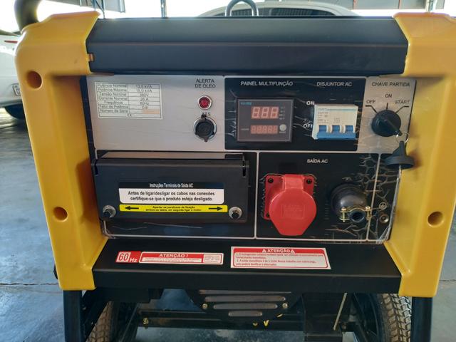 Motogerador diesel trifásico 380v/220v 15.000 buffalo potência máxima 15,0 kva - Foto 3