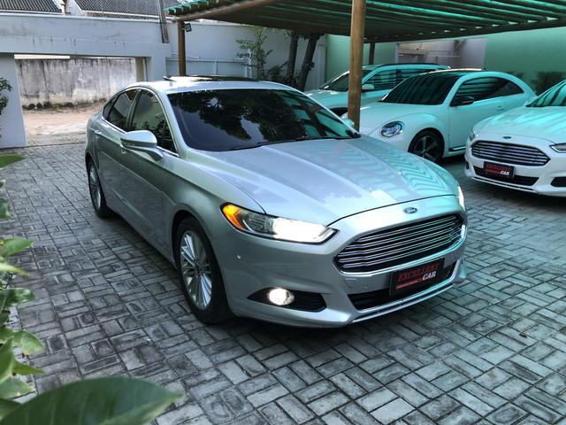 Fusion 2.0 awd titanium, teto solar, park assist, pneus novos - 2013 - Foto 2
