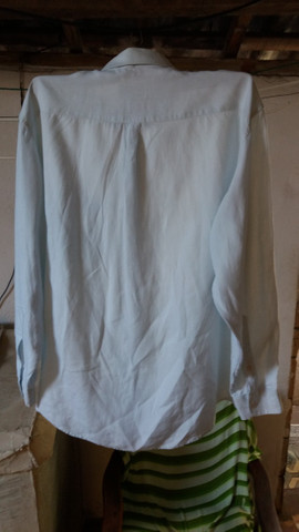 Camisa Manga Longa de Puro Linho - Foto 3