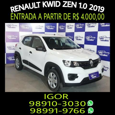 Renault Kwid Zen 1.0 FLEX 2019, falar com Igor