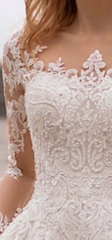 Vestido de Noiva Off White Tamanho P - Foto 4