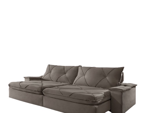 Sala sofá retrátil e reclinavel 250 cm  - Foto 4