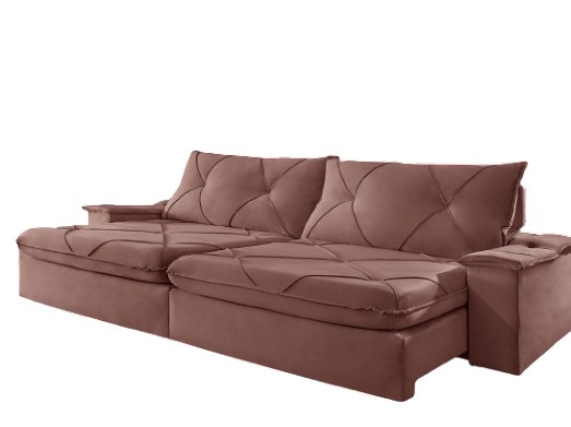 Sala sofá retrátil e reclinavel 250 cm  - Foto 3