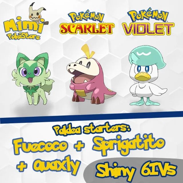 Jogada Excelente on X: Pokémon Scarlet e Violet: Esses serão os iniciais  da próxima geração! Sprigatito, Fuecoco e Quaxly são seus nomes. Qual você  mais gostou? Pokémon Scarlet e Pokémon Violet serão