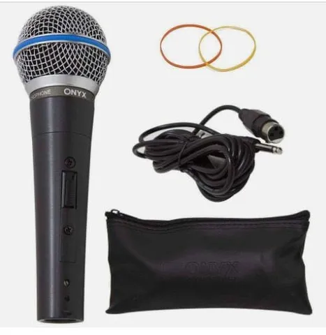 Microfone Dinâmico com fio TK-58C Onyx