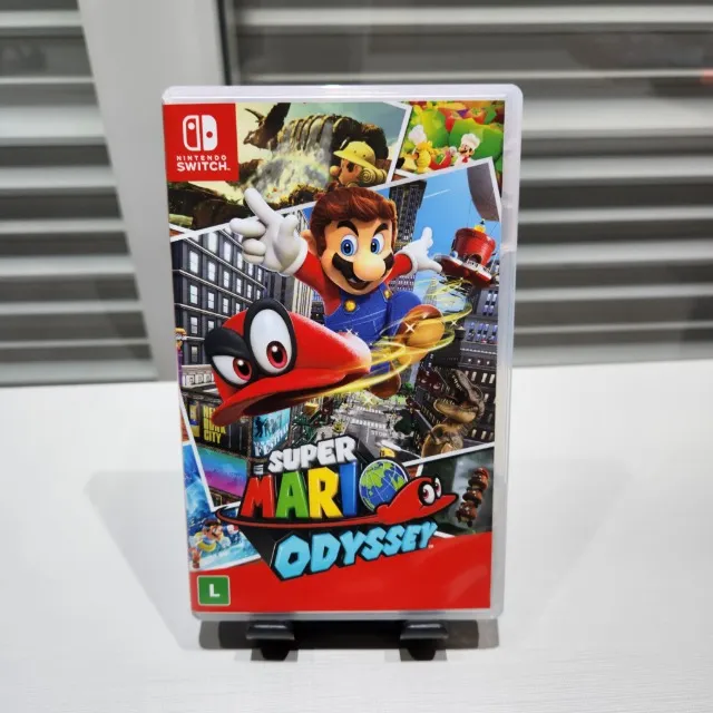 Jogo Super Mario Odyssey Switch Nintendo Switch Midia Fisica