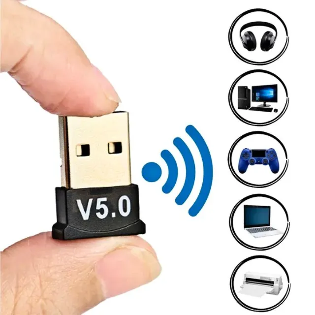  Adaptador Bluetooth USB para PC 5.1 - Dongle Bluetooth 5.1 USB  Bluetooth Dongle para PC - Windows 11/10 Plug and Play. para computadora de  escritorio, portátil, mouse, teclado, impresoras, : Electrónica