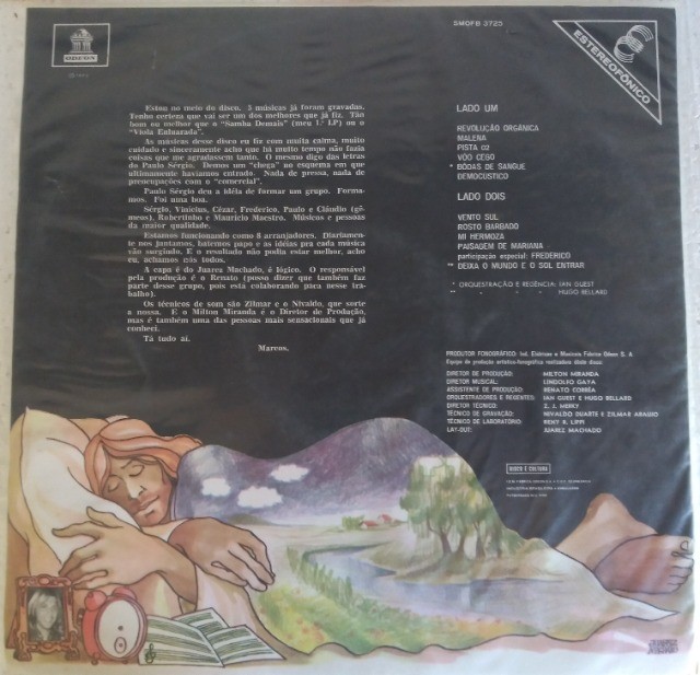 Lp - Marcos Valle - Vento Sul - Odeon 1972 - Foto 4