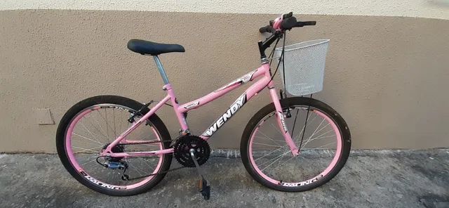 Bike Mtb Feminina Wendy Rosa Aro 26