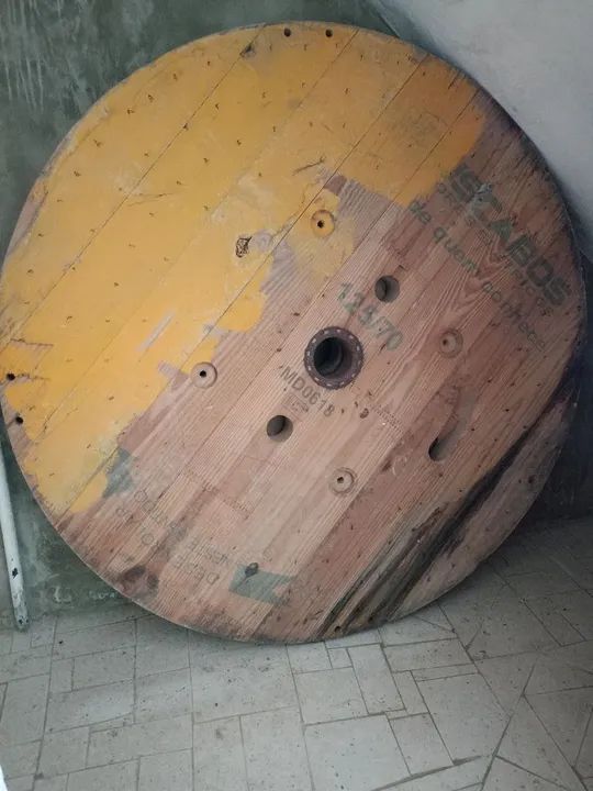 Tampou Bobina de madeira para decoração - Foto 2