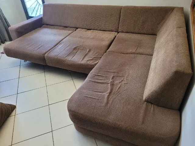 sofá em L com chaise retrátil - Foto 2