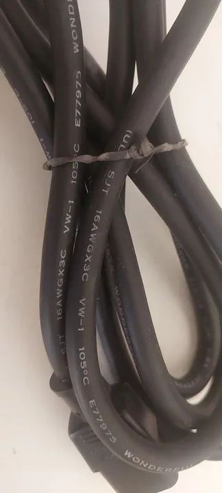 Cabo de Extensão 3 x 16AWG 105°C  2 Metros - Foto 3