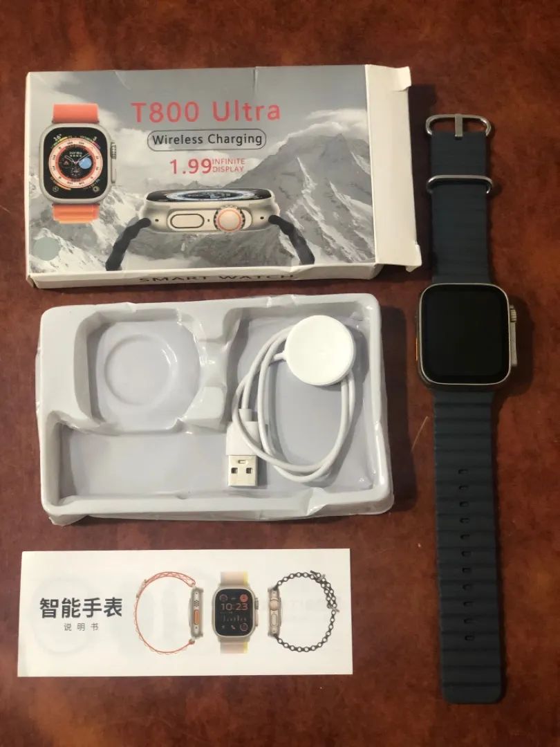 SmartWatch T800 Ultra Weireless Charging 1.99? - Foto 4
