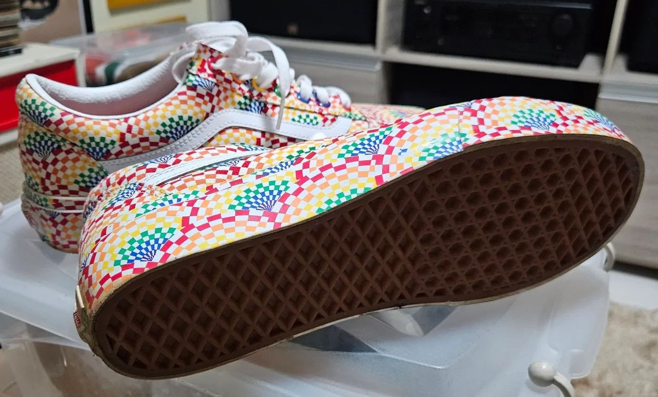 Tênis Vans Old Skool Pride Platform Skate Shoes - Foto 5