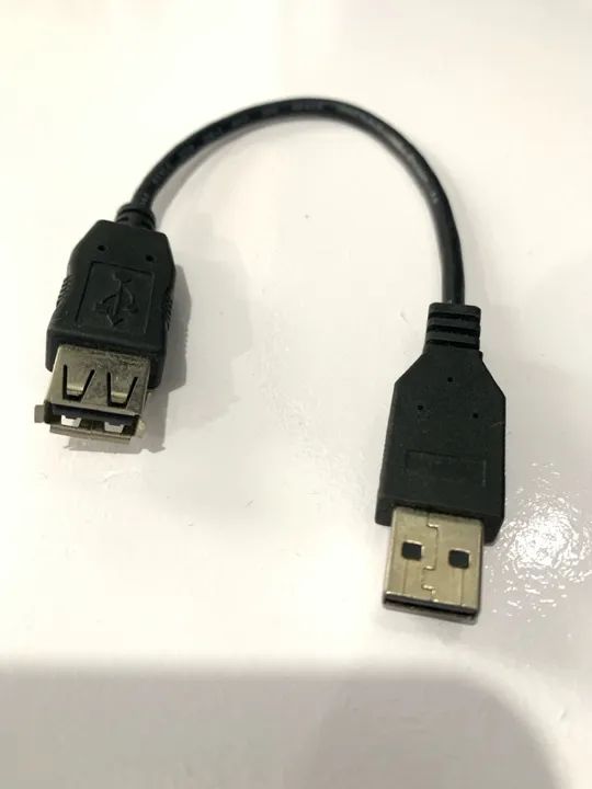 Extensor USB A Macho x Fêmea - Para Pendrive e Periféricos