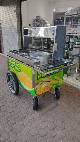 Carrinho de milho industrial.