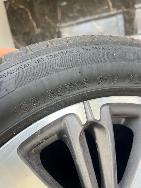 JOGO DE RODA PEUGEOT 208 2020 - 195/55 R16  - Foto 3