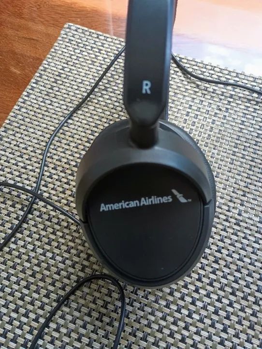 Hedphone c/ fio American Airlines first class - Foto 2