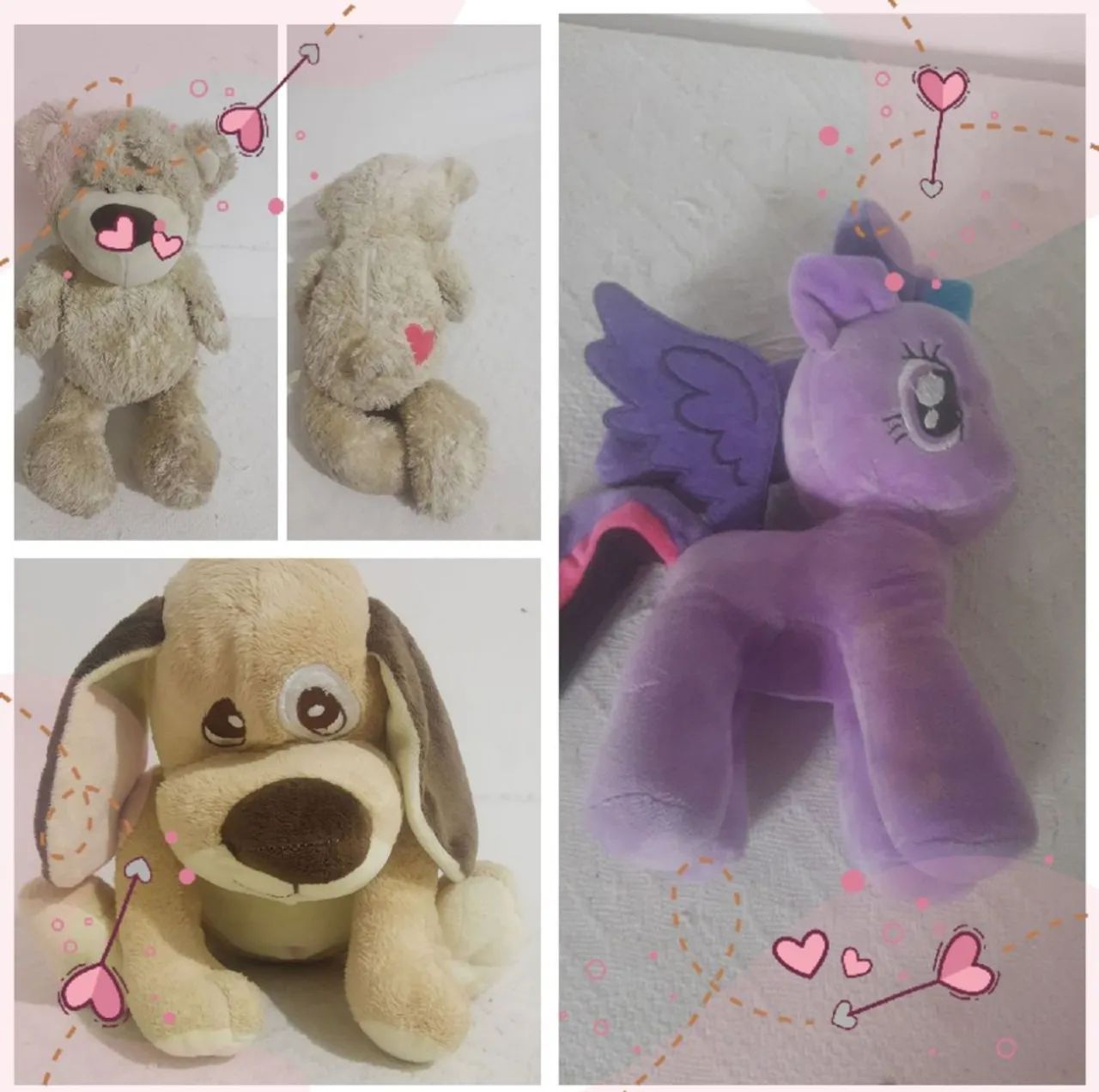 Lote Bichos de pelucia