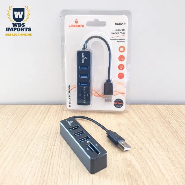 Leitor de Cartão e Hub USB  - Foto 2