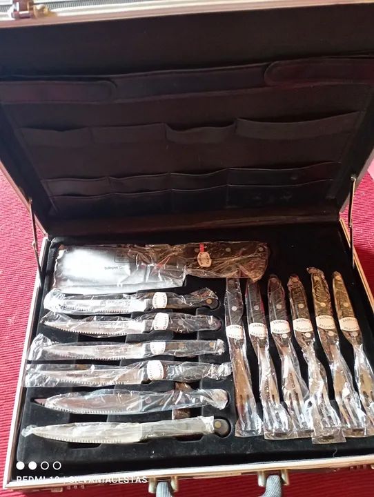 Conjunto na Maleta de facas, colheres e garfos 20 peças BergHoff - Foto 4