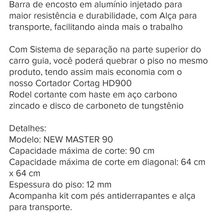 Riscadeira Cortador NEW MASTER 90 Cortag - Foto 3