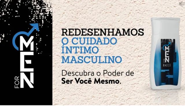 Sabonete Íntimo Masculino Racco For Men 180 ml - Foto 4