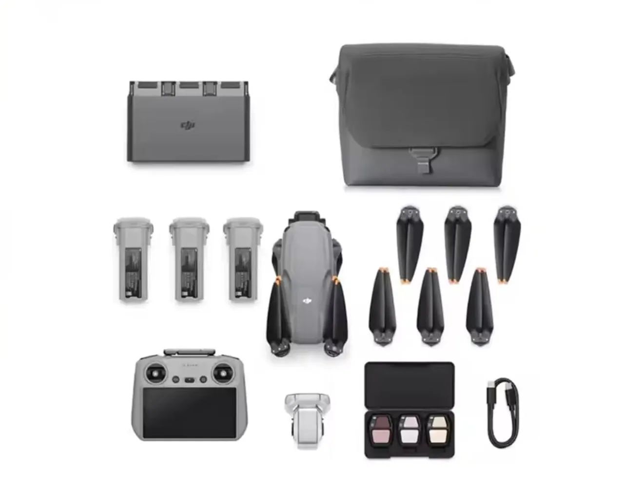 Drone Dji Air 3s Combo Fly More (DJI R2)- Lacrado - Foto 2
