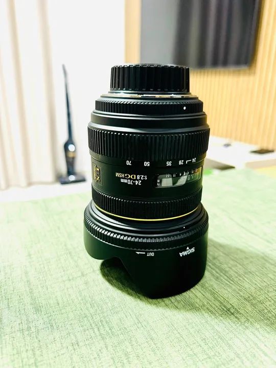 Lente Sigma para Nikon 24-70 mm 2.8 f