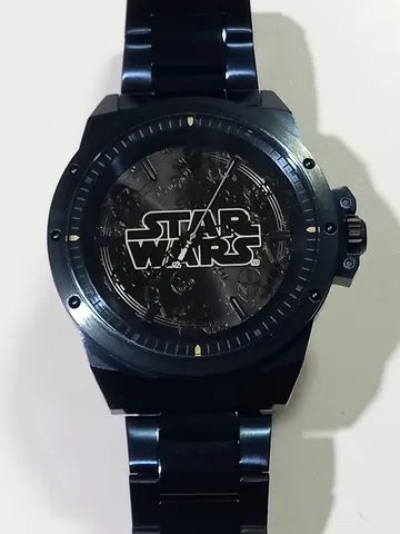 Relogio masculino analogico Star wars metal azul