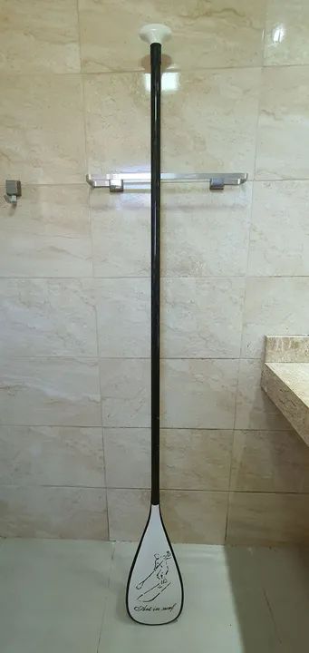 Remo Carbono Branco para Stand Up Paddle, Race e Wave - Foto 6