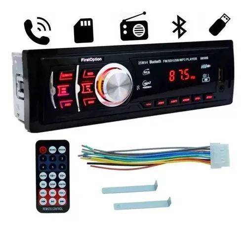 Som Automotivo Bluetooth Cartão Sd Rádio Fm Aux-in usb - Foto 2