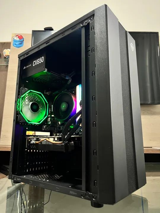 PC Gamer Ryzen top! Rx 580 8gb entrego e aceito cartão 