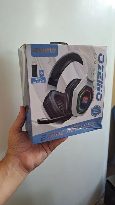 Headset Gamer OZTEINC 2.4Ghz Wireless - Novo