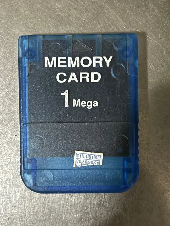 Memory Card 1 Mega Videogame Playstation 1 PS1