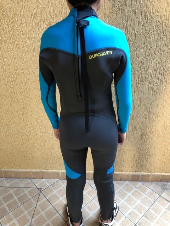 Long John QUIKSILVER,tamanho 8, 3.2mm - Foto 2