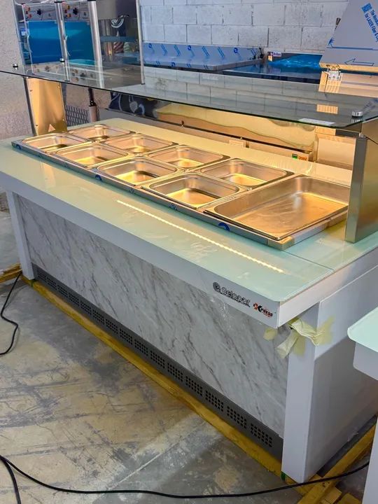 Buffet refrigerado e aquecido a pronta entrega (Alef) - Foto 2