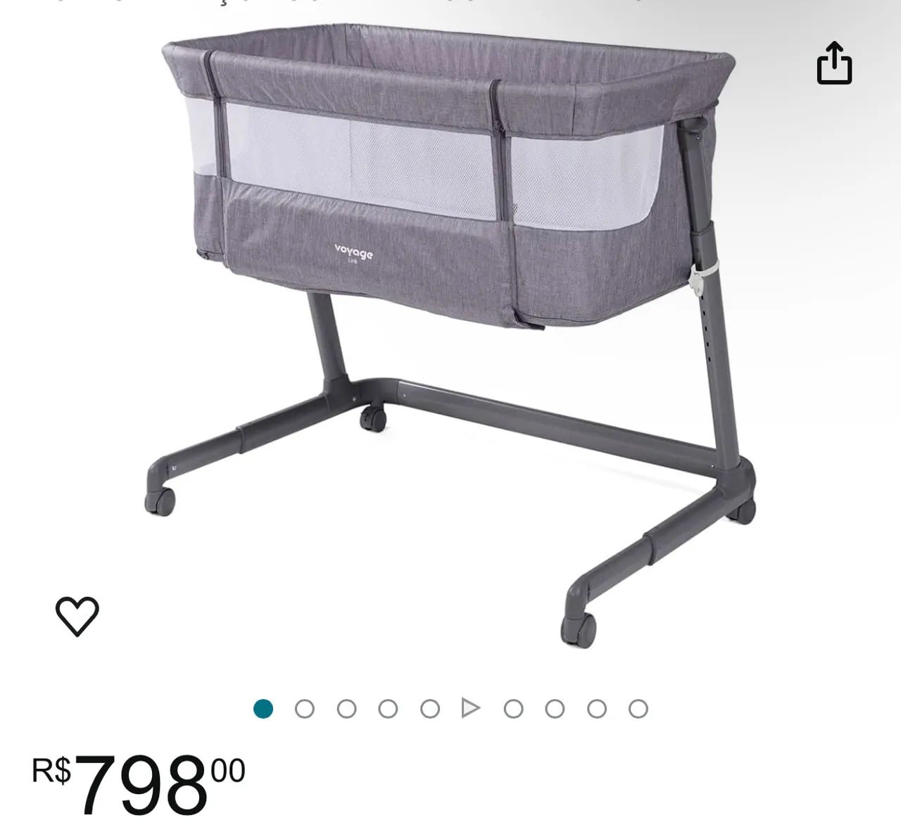 Vendo berço voyage nunca usado.