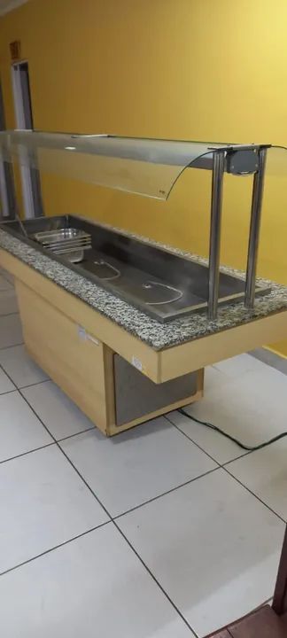 Carrinho de self-service  friu e quente  para restaurante  - Foto 6