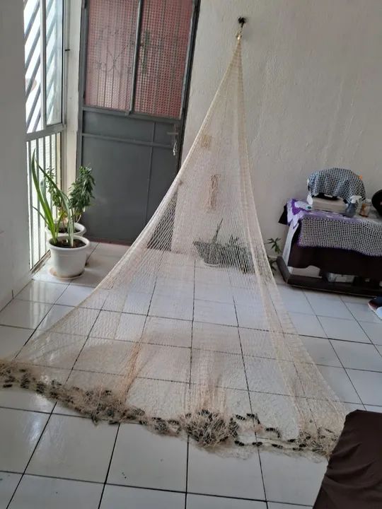 Tarrafa de pano em bom estado  de conservação 