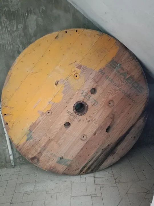 Tampou Bobina de madeira para decoração - Foto 3