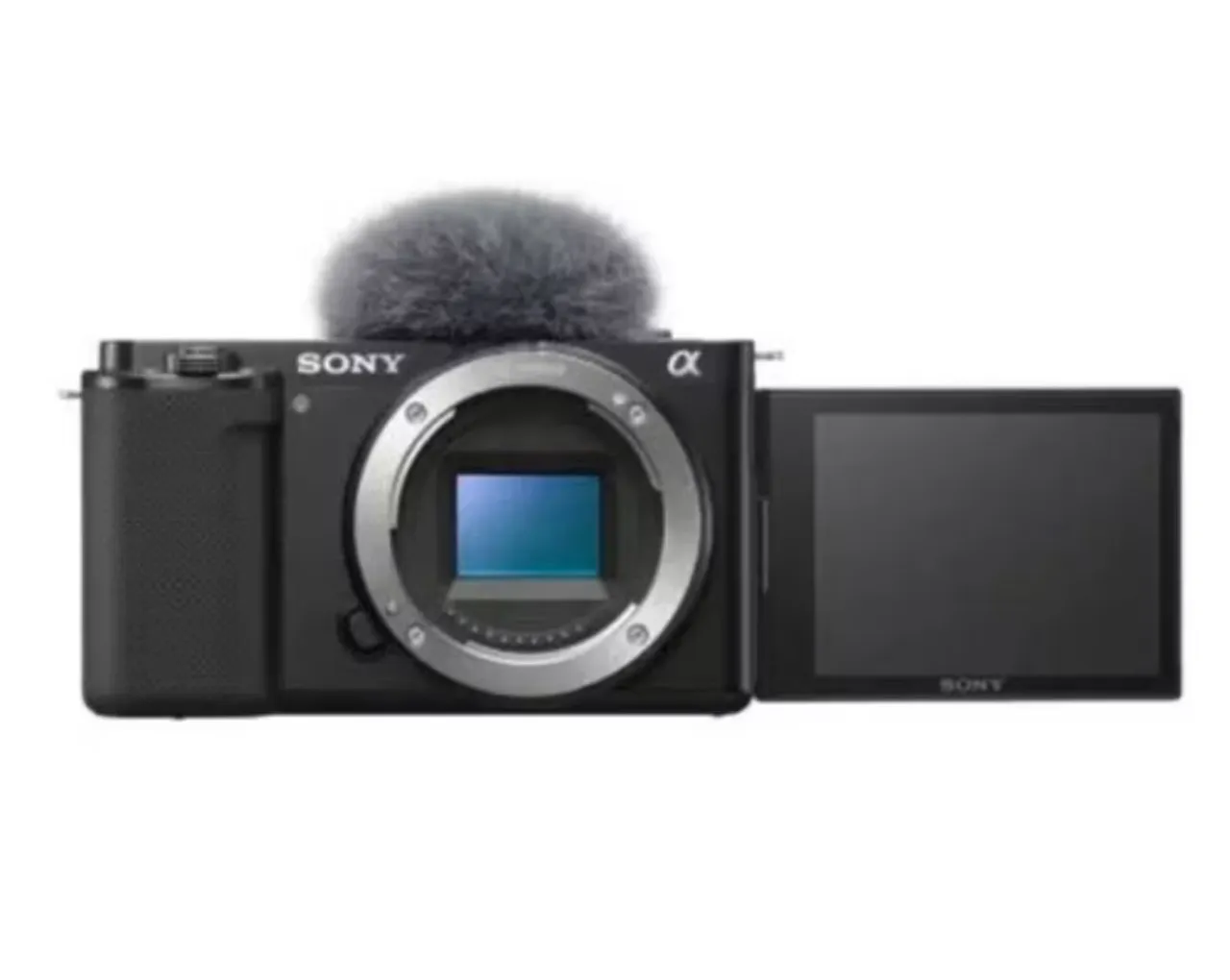 Câmera Sony Alpha com Microfone