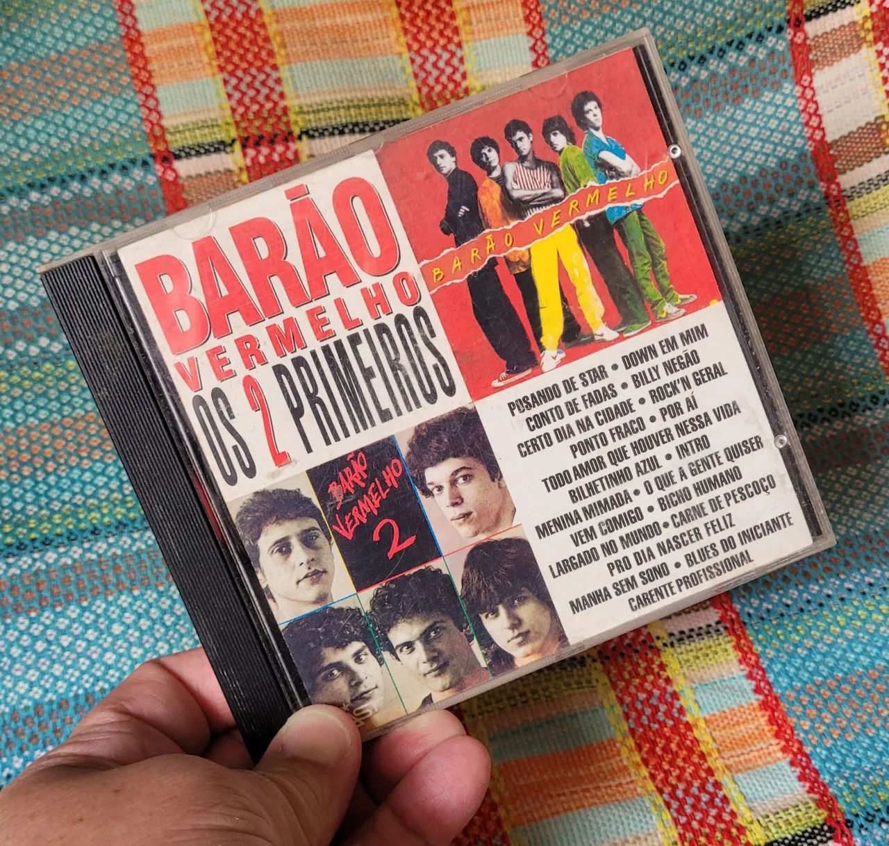 CDs Barão Vermelho, Cazuza e Lobão *cada 